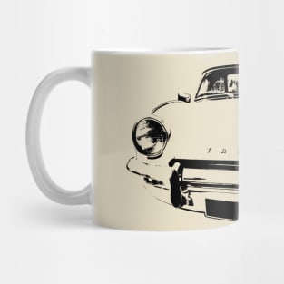 Triumph Spitfire Mk3 1960s British classic car monoblock black/white Mug